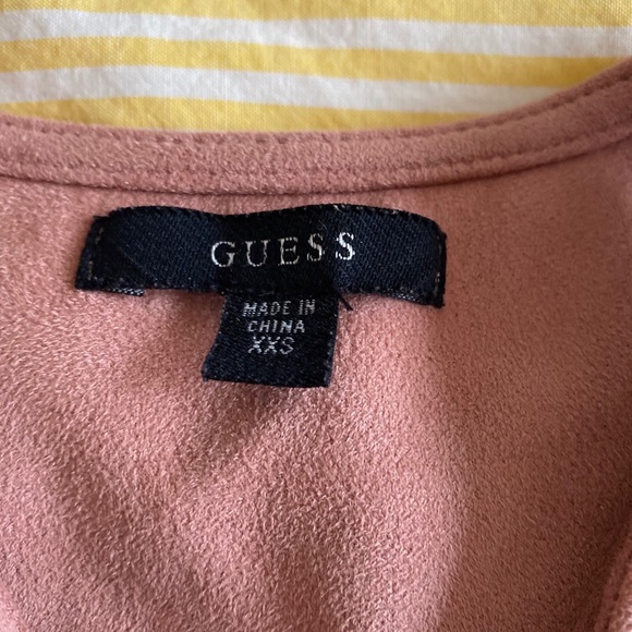 Guess Ruthie Lace-up Crop Top - Picture 4 of 4